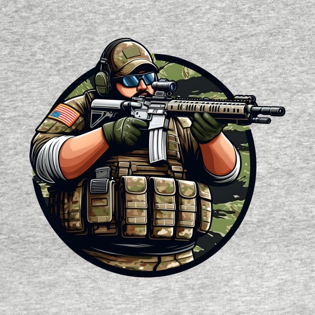 Tactical Fatman by Rawlifegraphic